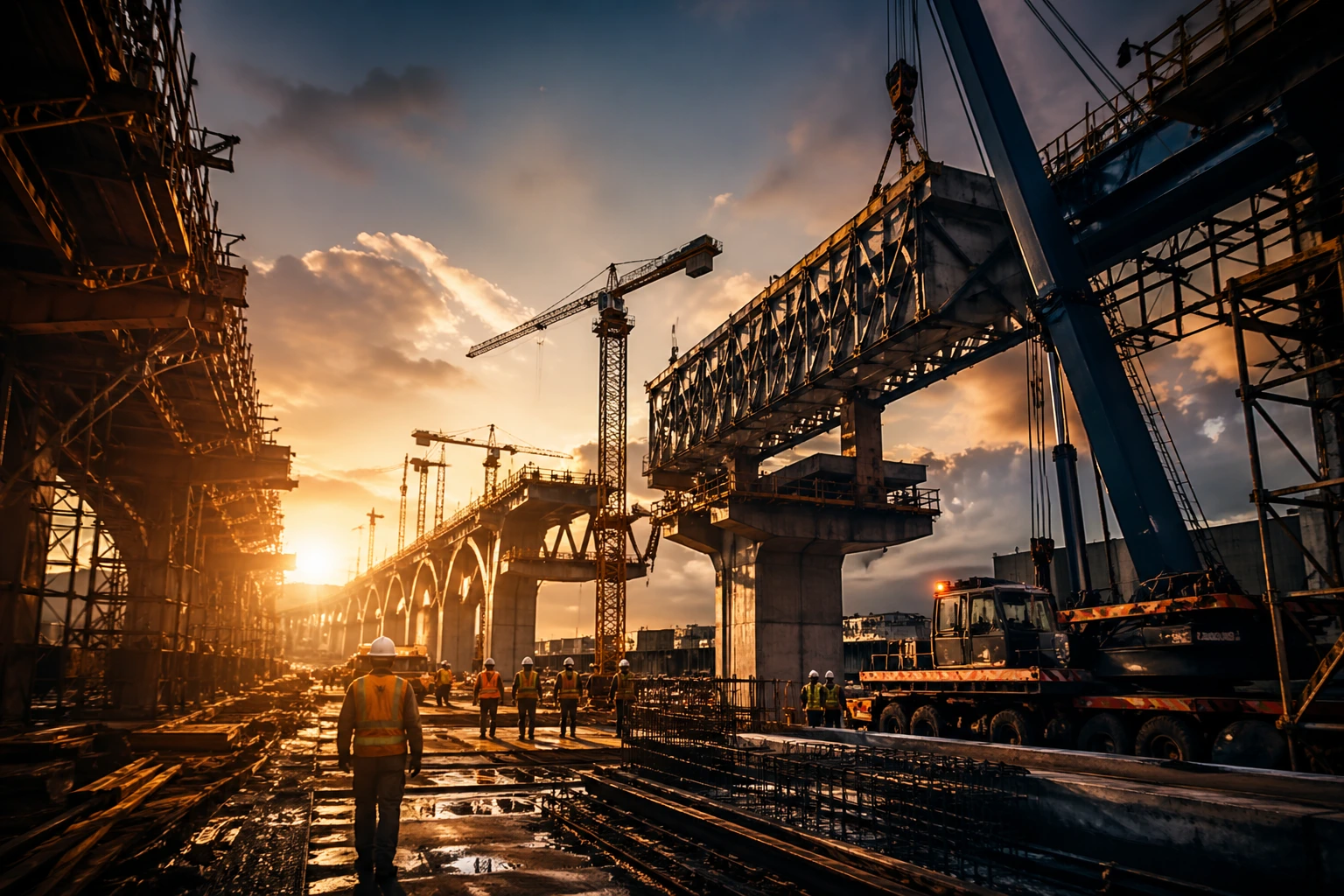Foto Construção, engenharia e infraestrutura